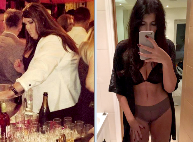 A la izquierda, la foto que "espantó" a Amber. A la derecha, así luce actualmente | Metro.co.uk