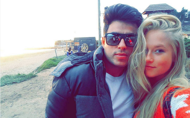 La foto con la que Vesta Lugg demostró su incondicional apoyo a Bruno Zaretti