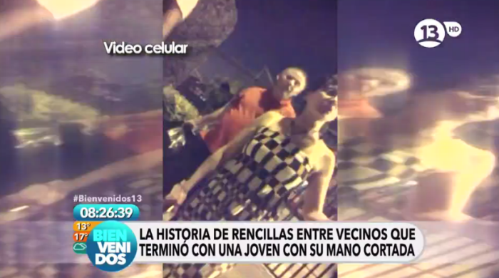 Revelan nuevos antecedentes y video sobre caso de joven que cercenó la mano a su vecina
