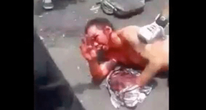 Violenta detención ciudadana tras supuesto acoso sexual en el metro