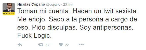 Nicolás Copano / Twitter
