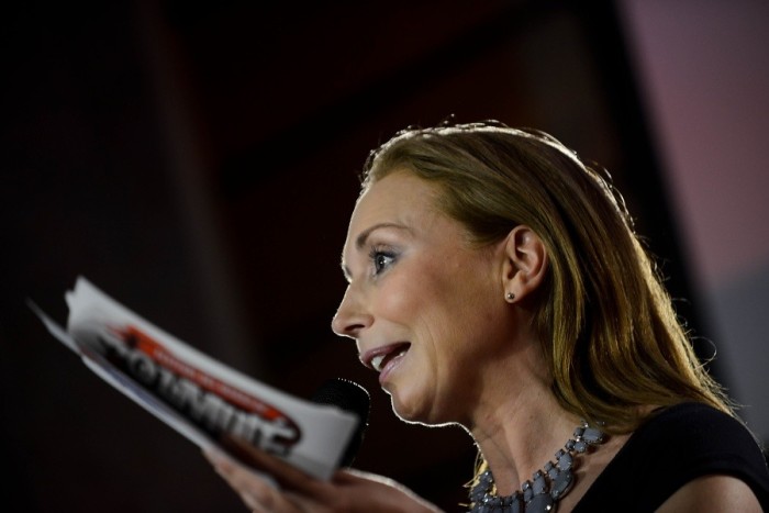 Despreocupada: Con esta imagen Karen Doggenweiler expresó su estado actual