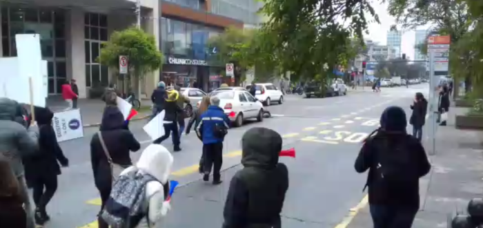 Trabajador del banco BCI fue atropellado durante manifestación en Concepción