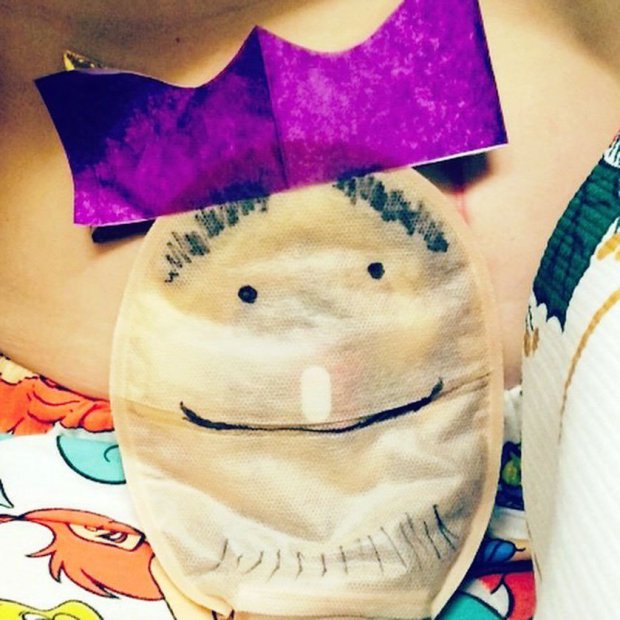 La bolsa de Lisa Carvell, bautizada "Steve" | Facebook