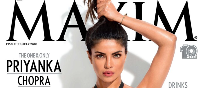 El grotesco error de revista Maxim al editar foto actriz hindú Priyanka Chopra