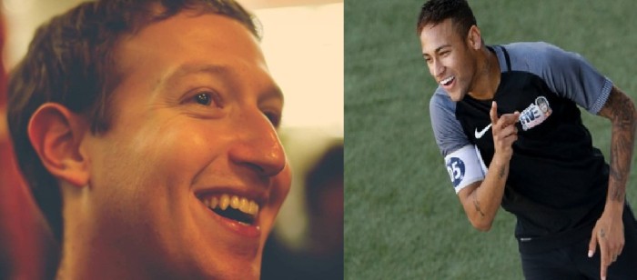 Mark Zuckerberg desafió a Neymar a un juego de 'dominadas': ¿quién ganará?