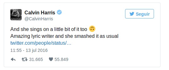 Calvin Harris | Twitter