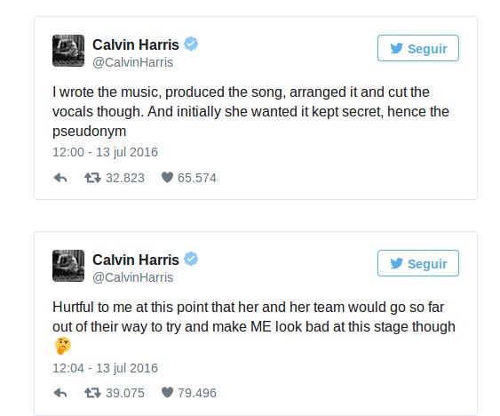 Calvin Harris | Twitter