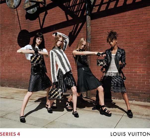 Jaden Smith se viste de mujer para Louis Vuitton