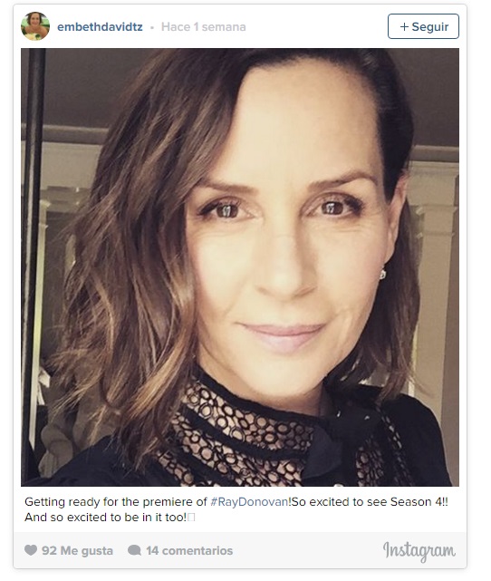 Instagram | Embeth Davidtz