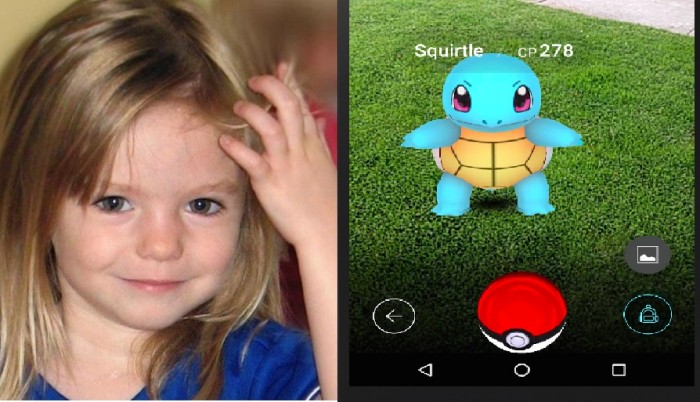 La desubicada broma en Facebook que relaciona a Madeleine McCann con 'Pokémon Go'