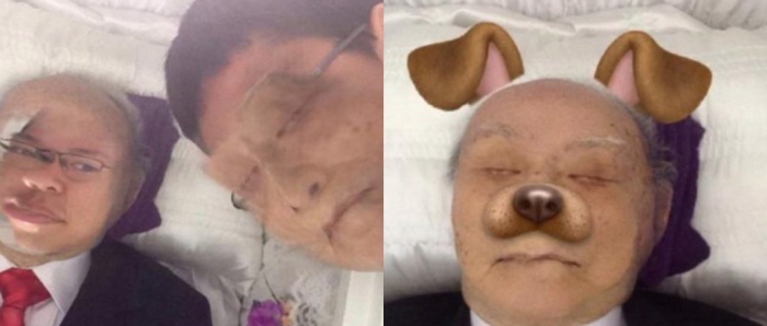 Cero respeto: joven utilizó Snapchat en velorio e intercambió cara con el difunto