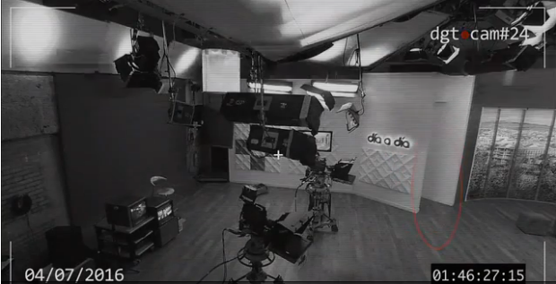 Video muestra a supuesto fantasma de una niña paseando por estudio de televisión