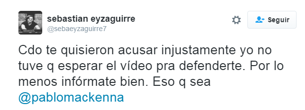 Sebastián Eyzaguirre / Twitter