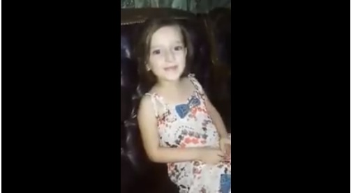 El terrible video de niña siria cantando antes de que una bomba explotara en su casa