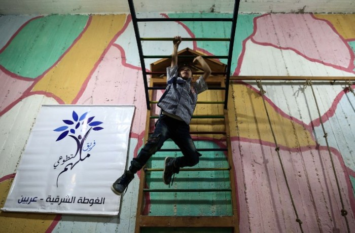 La cruda realidad de los niños de Siria: Así es como juegan