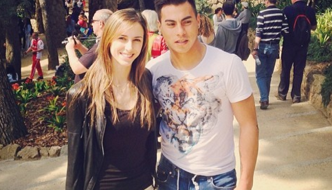 Pareja de Edu Vargas compara guatita de embarazo de su hija con la de su futuro hijo