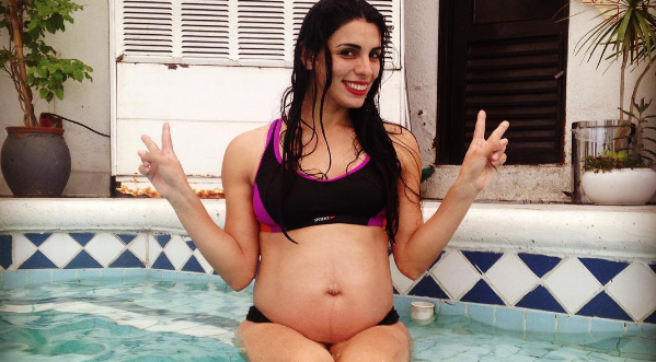 Jocelyn Medina presentó en Instagram a su hijo recién nacido de nombre Santiago