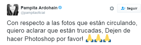 Pampita / Twitter