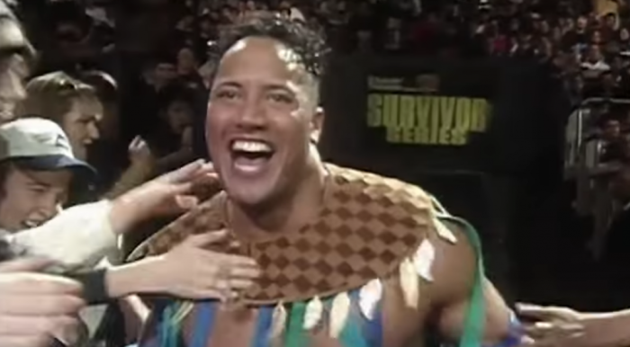 Así reaccionó The Rock a las imágenes de su debut en WWE hace 20 años
