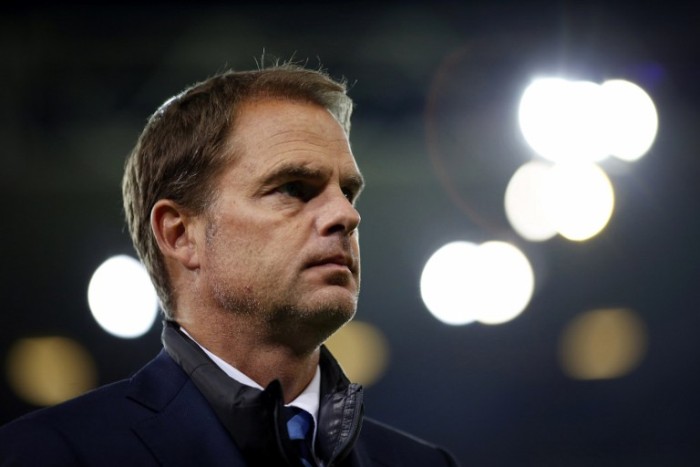El entrenador holandés Frank de Boer fue cesado por el Inter de Milán
