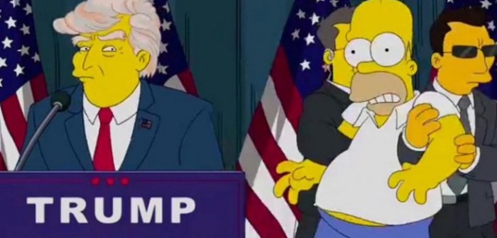 El cómico y ácido repaso de Los Simpson a los 100 días de Trump como presidente de EEUU