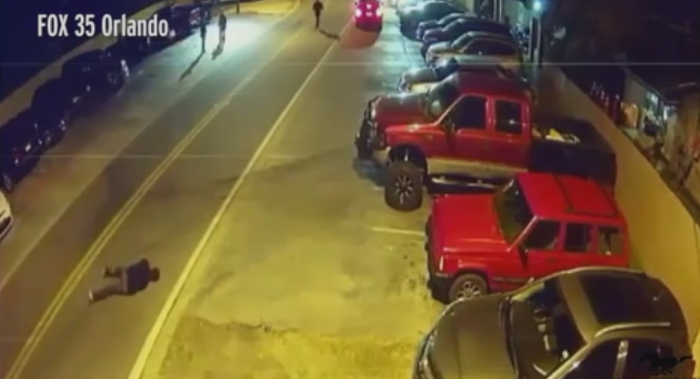 Video captó cómo conductor en supuesto estado de ebriedad se atropelló a si mismo