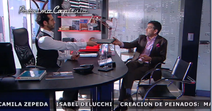 El particular detalle en la oficina de Genaro de 