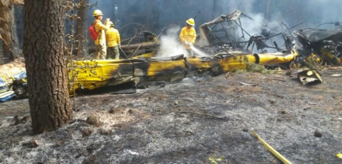 Cae avioneta que combatía incendio forestal en zona costera del Bío Bío: piloto murió