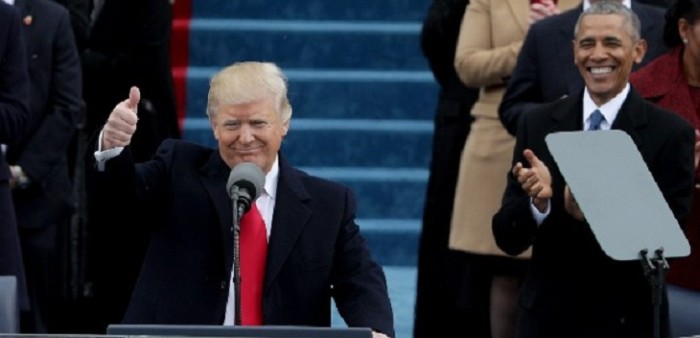 Donald Trump jura como presidente de EEUU: Agradeció al 