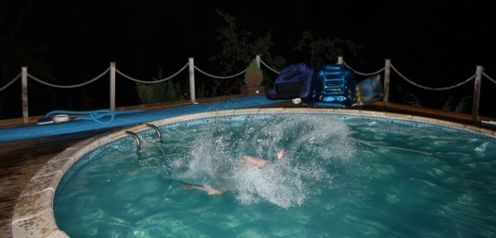 El escalofriante video de un youtuber que salta a una piscina fracturándose las piernas