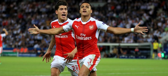 Alexis Sánchez dejó al Arsenal como sublíder de la Premier League