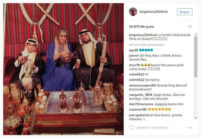 Arturo Vidal Instagram