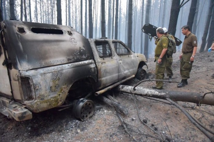 Recuperan los cuerpos de los dos carabineros fallecidos en el Maule
