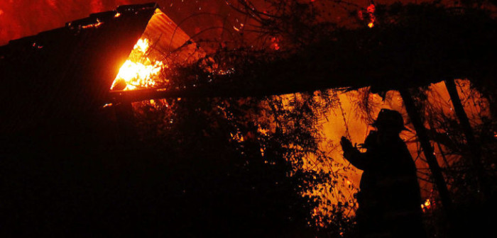 Detienen al primer sospechoso de provocar incendio forestal en la región del Maule