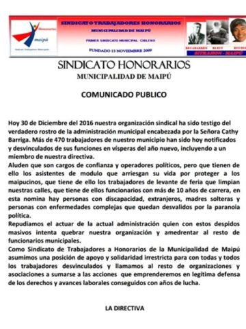 Comunicado