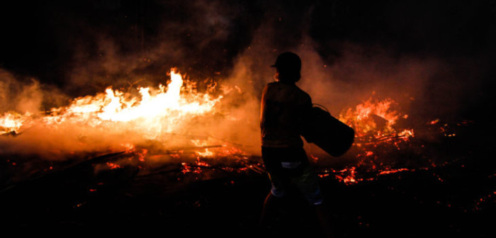 Mujer y sus hijas se ocultaron en un pozo para escapar de las llamas en Hualqui