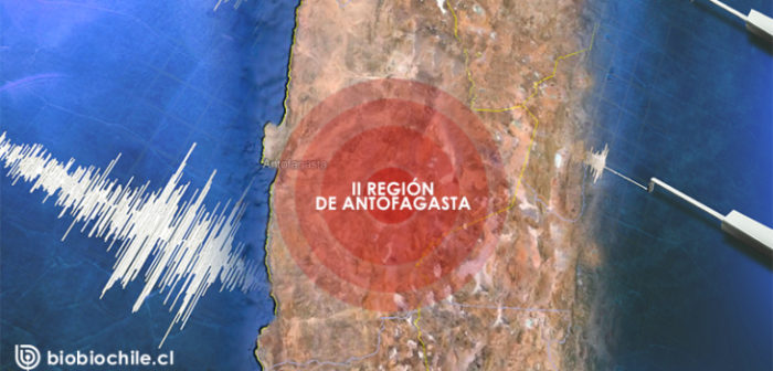 Sismo se percibió en las regiones de Atacama y Antofagasta