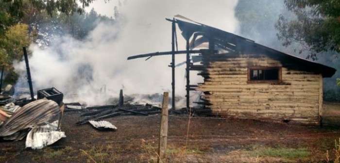 Incendio intencional deja a un trabajador muerto en fundo de Cañete