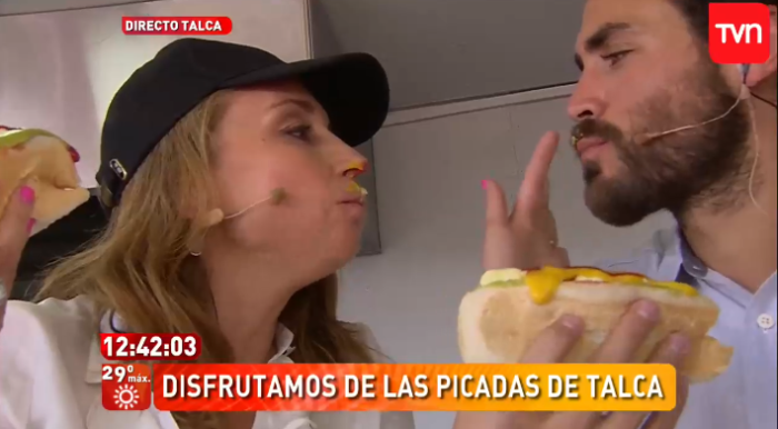 Una coqueta Karen Doggenweiler no pudo disimular ante atractivo de Matías Assler