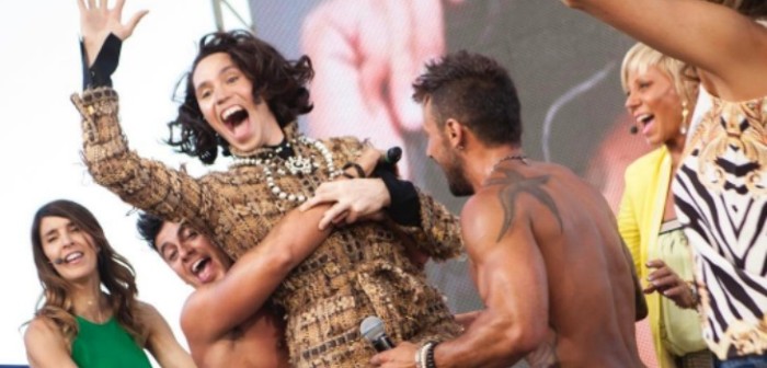 Eufórico baile de Di Mondo con Brazuk generó risas en redes sociales