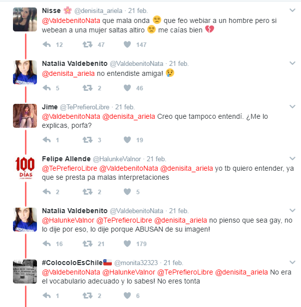 Natalia Valdebenito | Twitter