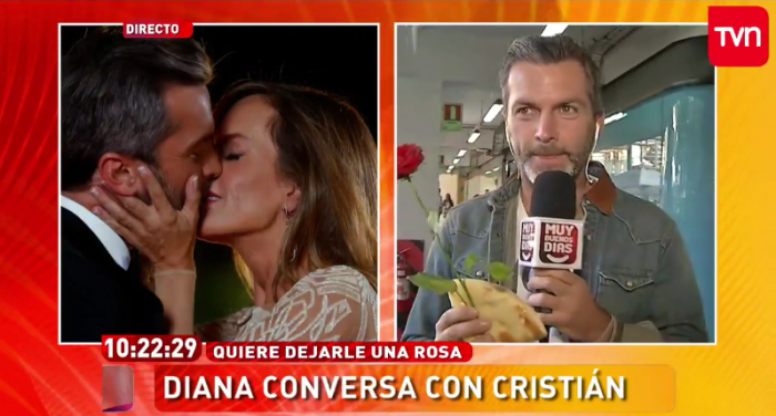 El regalo que Cristián Sánchez quiso entregarle a Diana Bolocco en vivo y no pudo