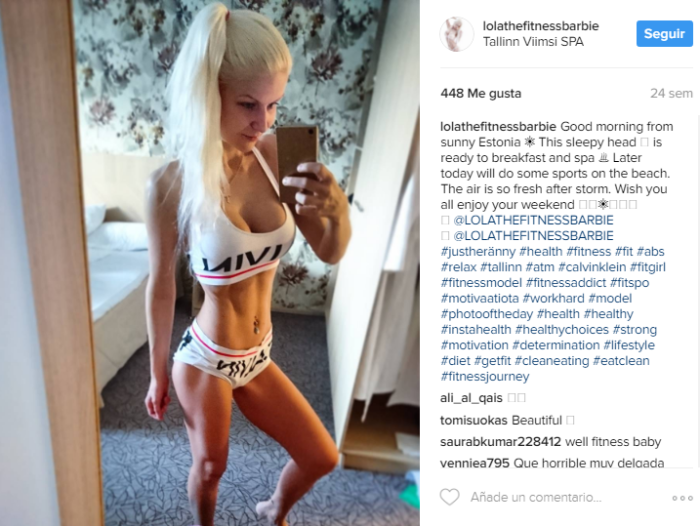 Lola the fitness barbie