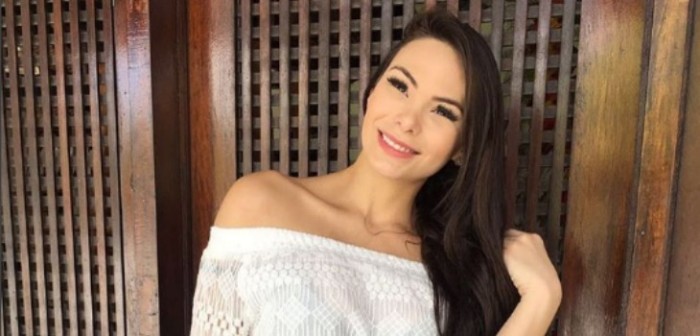 Modelo brasileña golpeó a panelista que la tocó inapropiadamente en vivo