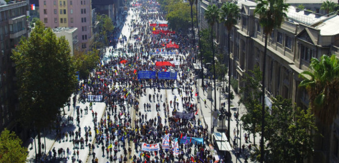 Marcha No+AFP logró una alta convocatoria en todo Chile