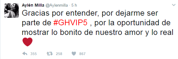 Aylén Milla | Twitter