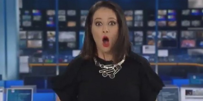 Chascarro en vivo terminó en la suspensión de una conductora australiana de noticias