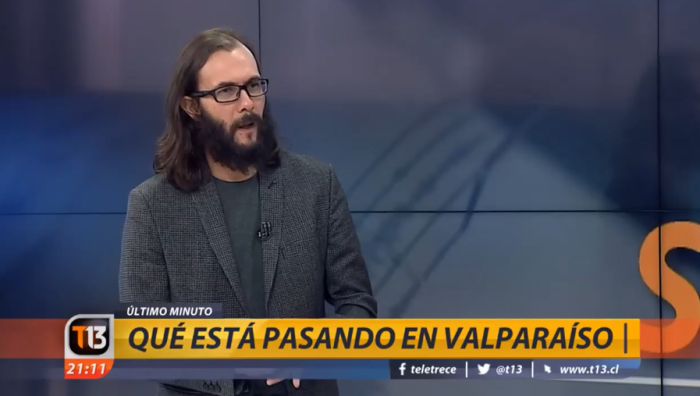 Tuiteros festinaron con aparición de Marcelo Lagos en T13 tras fuerte sismo