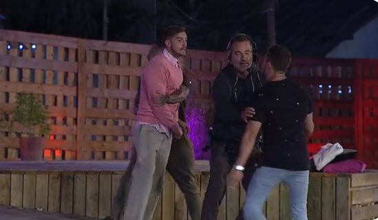 Producción de 'Doble Tentación' tuvo que detener pelea entre Luis y Álex